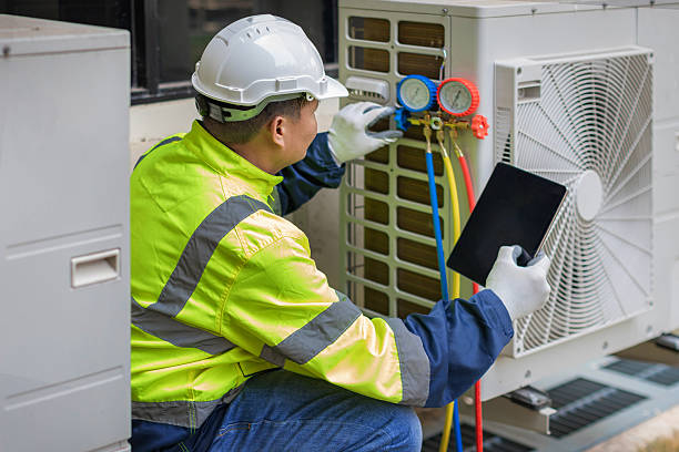 Professional Furnace Repair technician working in Hope, RI